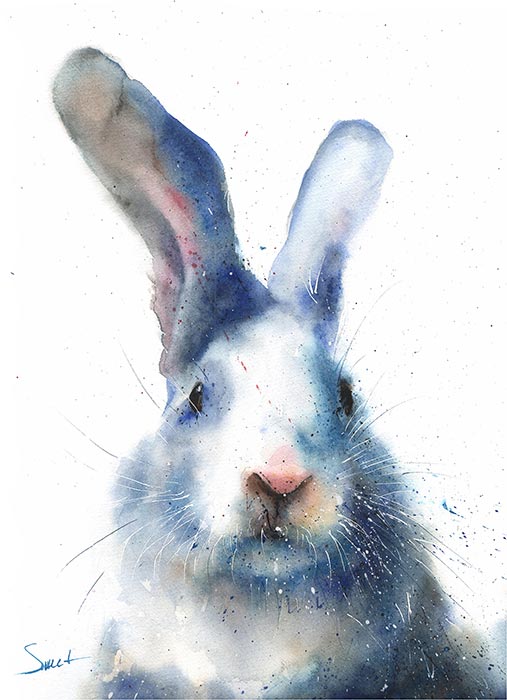 Eric Sweet Painting of a rabbit