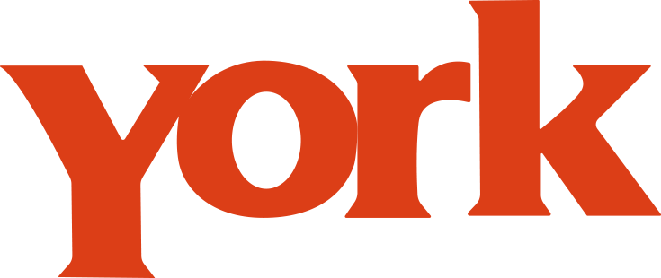 York Properties Logo - Red serif type